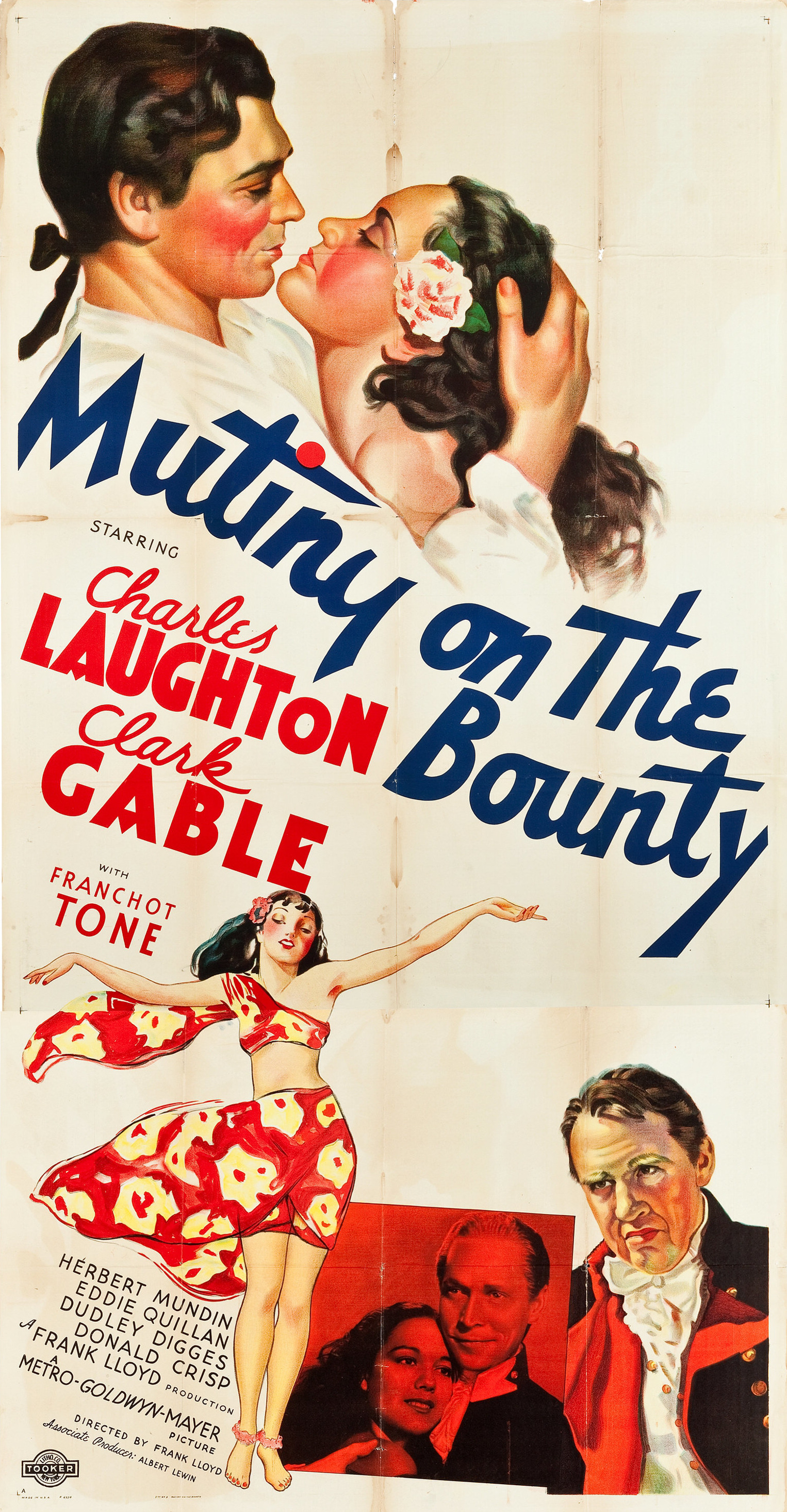 Mega Sized Movie Poster Image for Mutiny on the Bounty (#4 of 7)