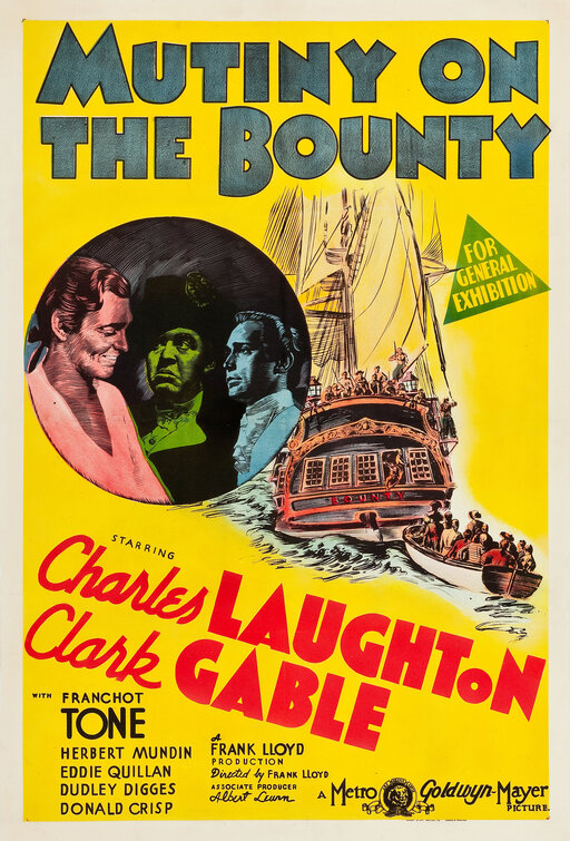 Mutiny on the Bounty Movie Poster