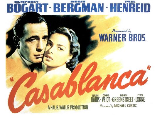 Casablanca Movie Poster