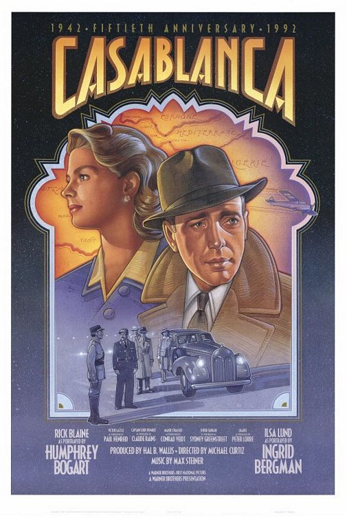 Casablanca Movie Poster