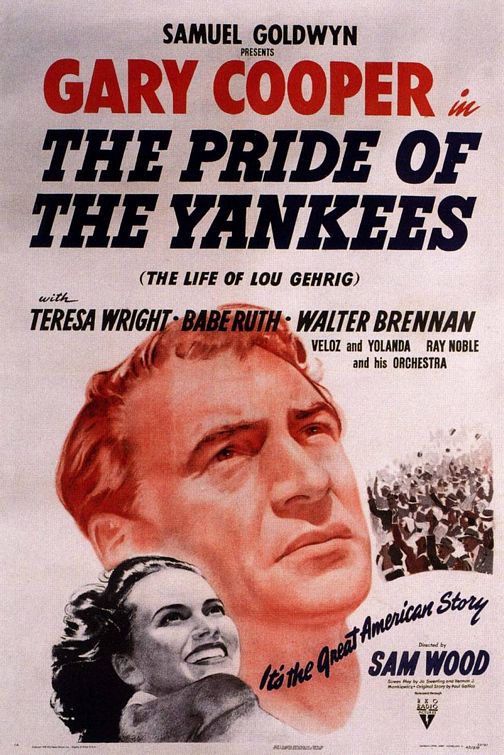 The Pride of the Yankees Movie Poster