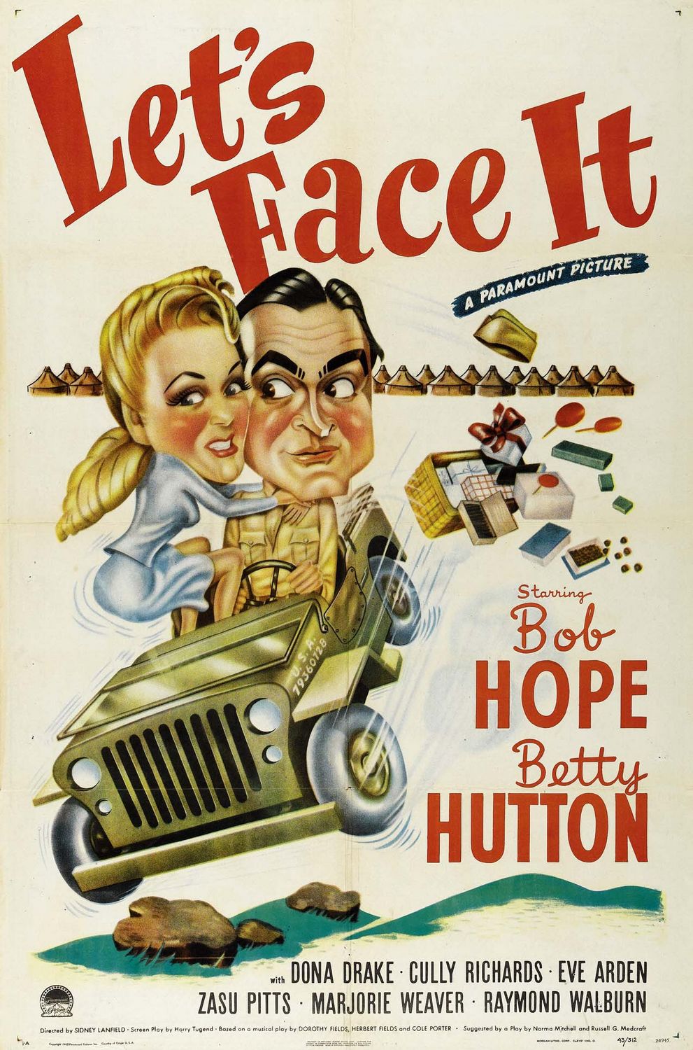 Extra Large Movie Poster Image for Let's Face It 