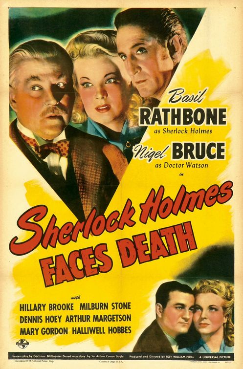 Sherlock Holmes Faces Death Movie Poster