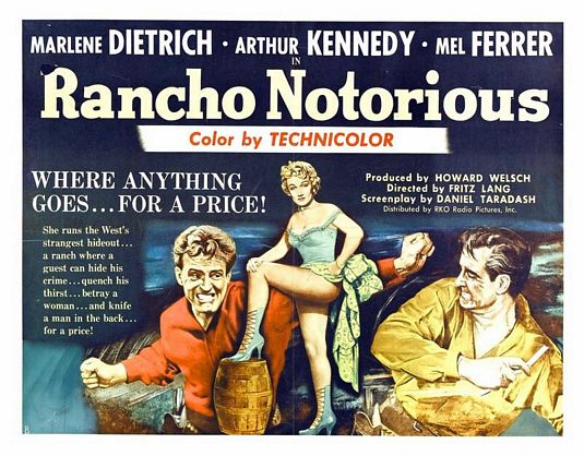 Rancho Notorious Movie Poster