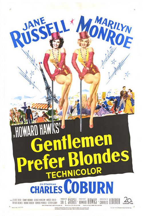 Gentlemen Prefer Blondes Movie Poster