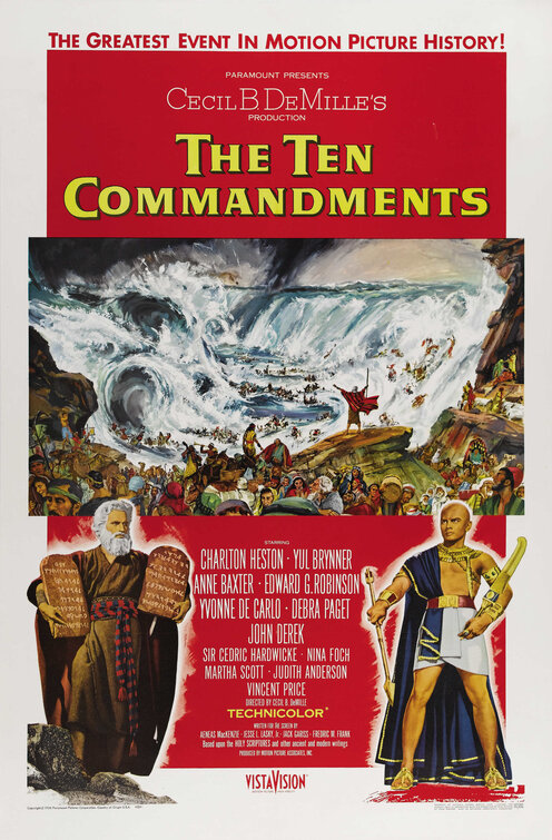 The Ten Commandments Movie Poster