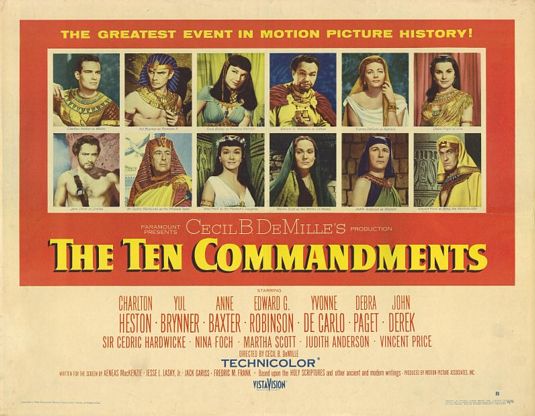 The Ten Commandments Movie Poster