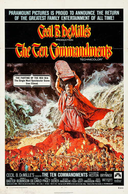 The Ten Commandments Movie Poster