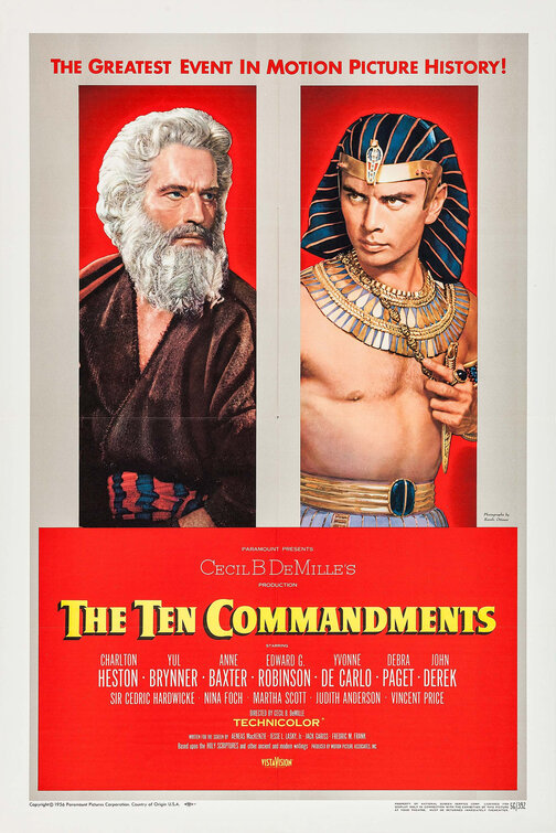 The Ten Commandments Movie Poster