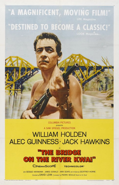 The Bridge on the River Kwai Movie Poster