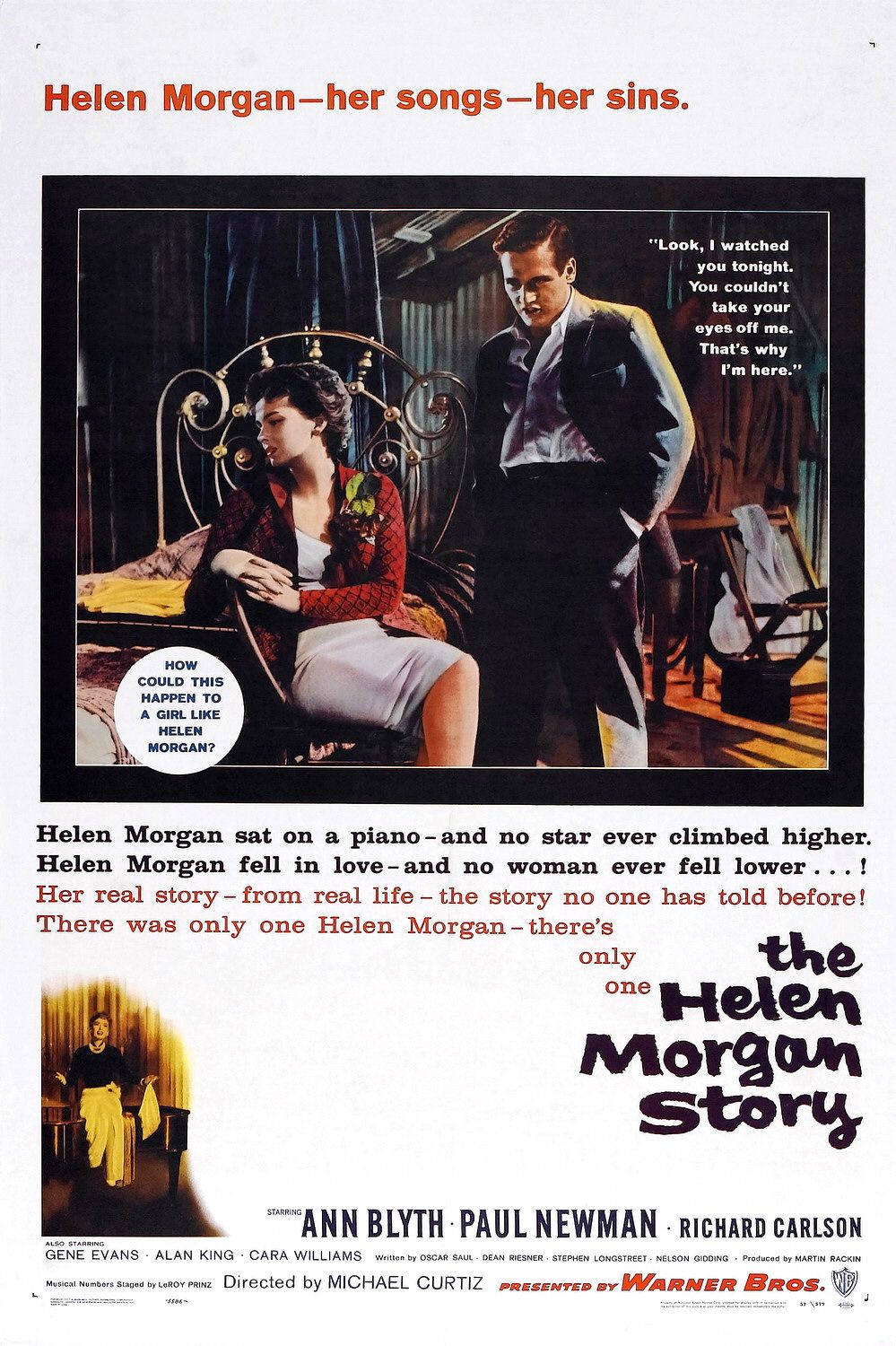 Extra Large Movie Poster Image for The Helen Morgan Story (#1 of 2)