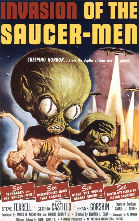 Invasion of the Saucer Men Movie Poster