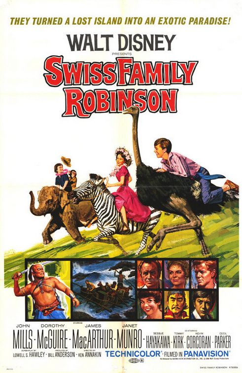 Swiss Family Robinson Movie Poster