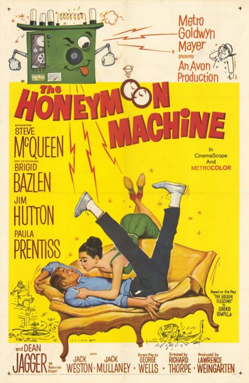 The Honeymoon Machine Movie Poster