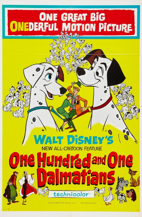 One Hundred and One Dalmatians Movie Poster