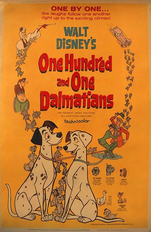 One Hundred and One Dalmatians Movie Poster