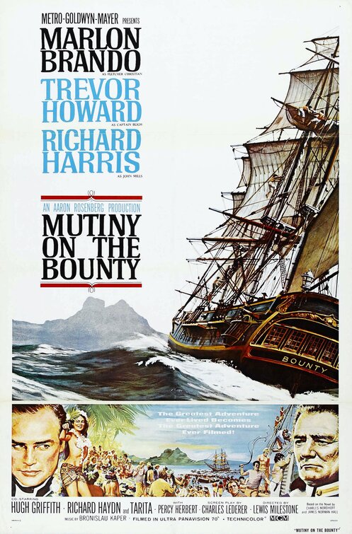 Mutiny on the Bounty Movie Poster