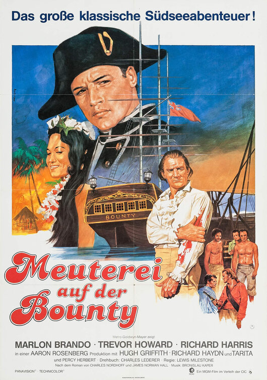 Mutiny on the Bounty Movie Poster