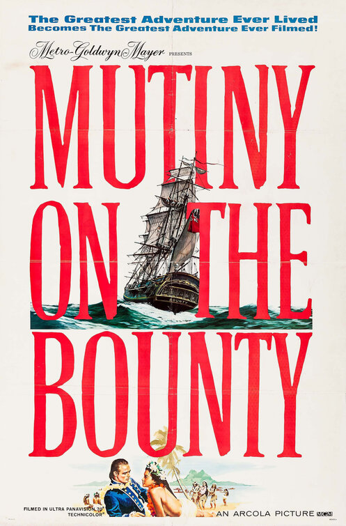 Mutiny on the Bounty Movie Poster