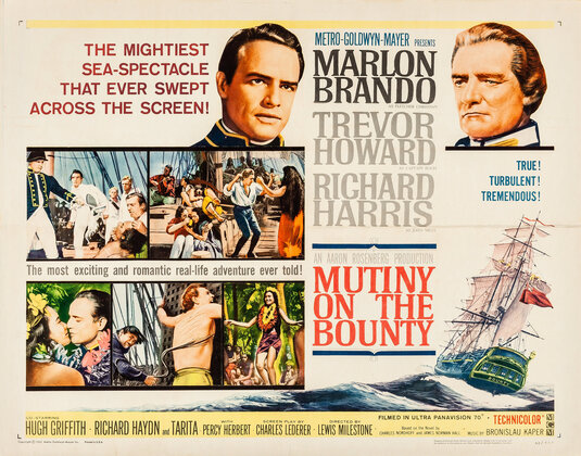 Mutiny on the Bounty Movie Poster