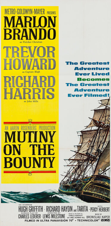 Mutiny on the Bounty Movie Poster