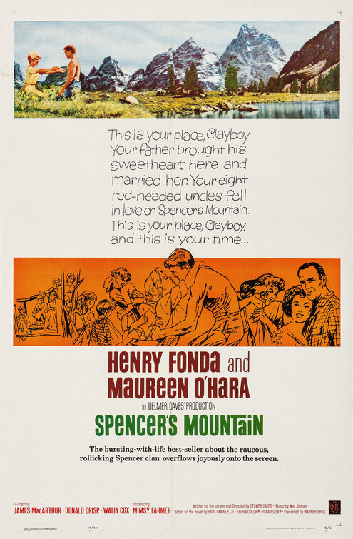 Spencer's Mountain Movie Poster