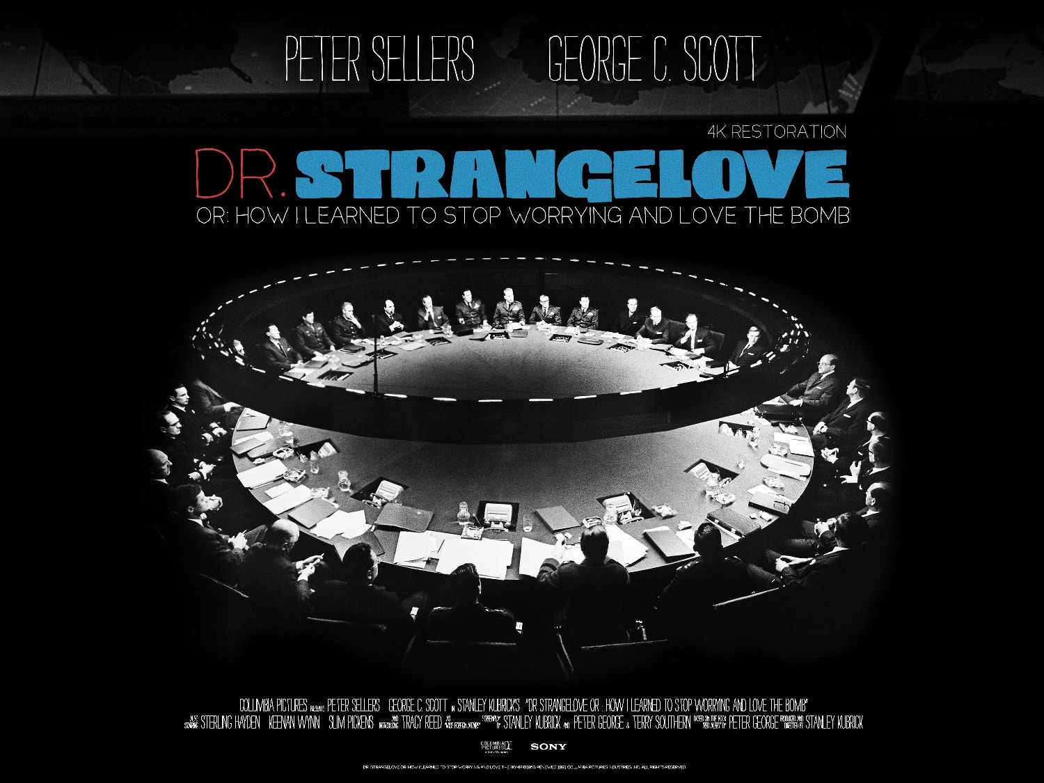 Extra Large Movie Poster Image for Dr. Strangelove or: How I Learned to Stop Worrying and Love the Bomb (#2 of 3)