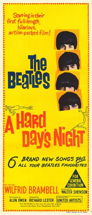 A Hard Day's Night Movie Poster