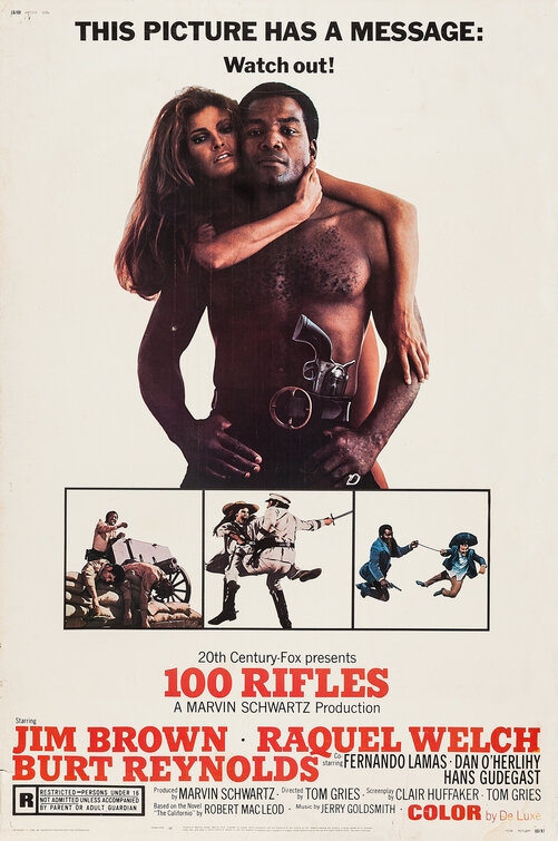 100 Rifles Movie Poster