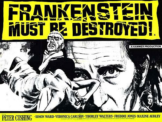 Frankenstein Must Be Destroyed Movie Poster