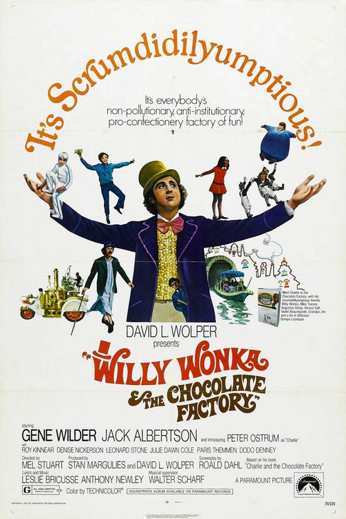 Willy Wonka & the Chocolate Factory Movie Poster