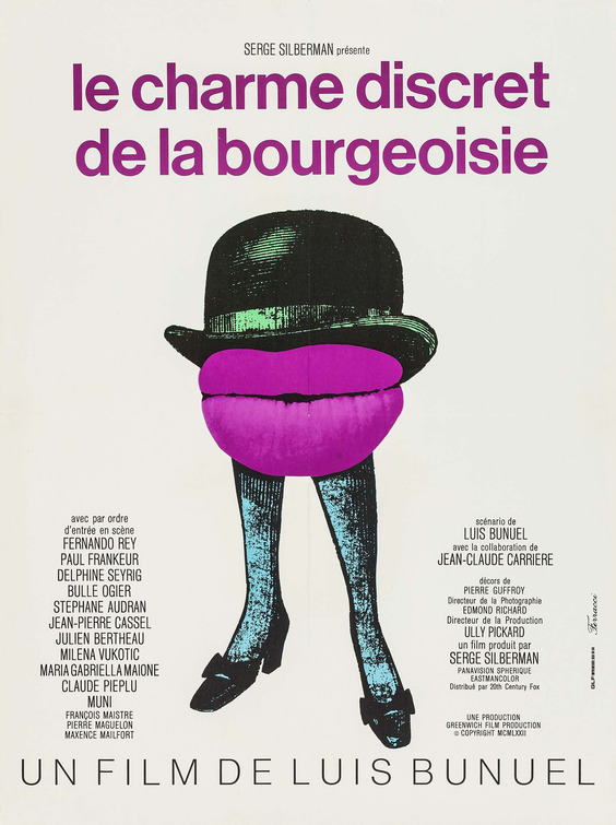 The Discreet Charm of the Bourgeoisie Movie Poster