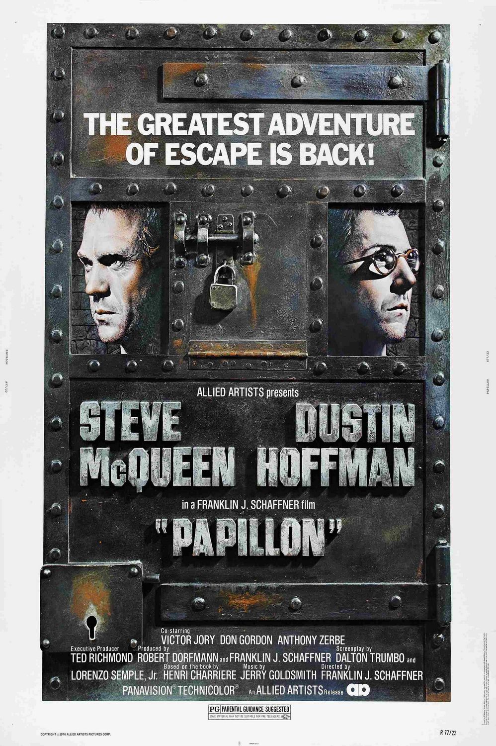 Extra Large Movie Poster Image for Papillon (#2 of 3)