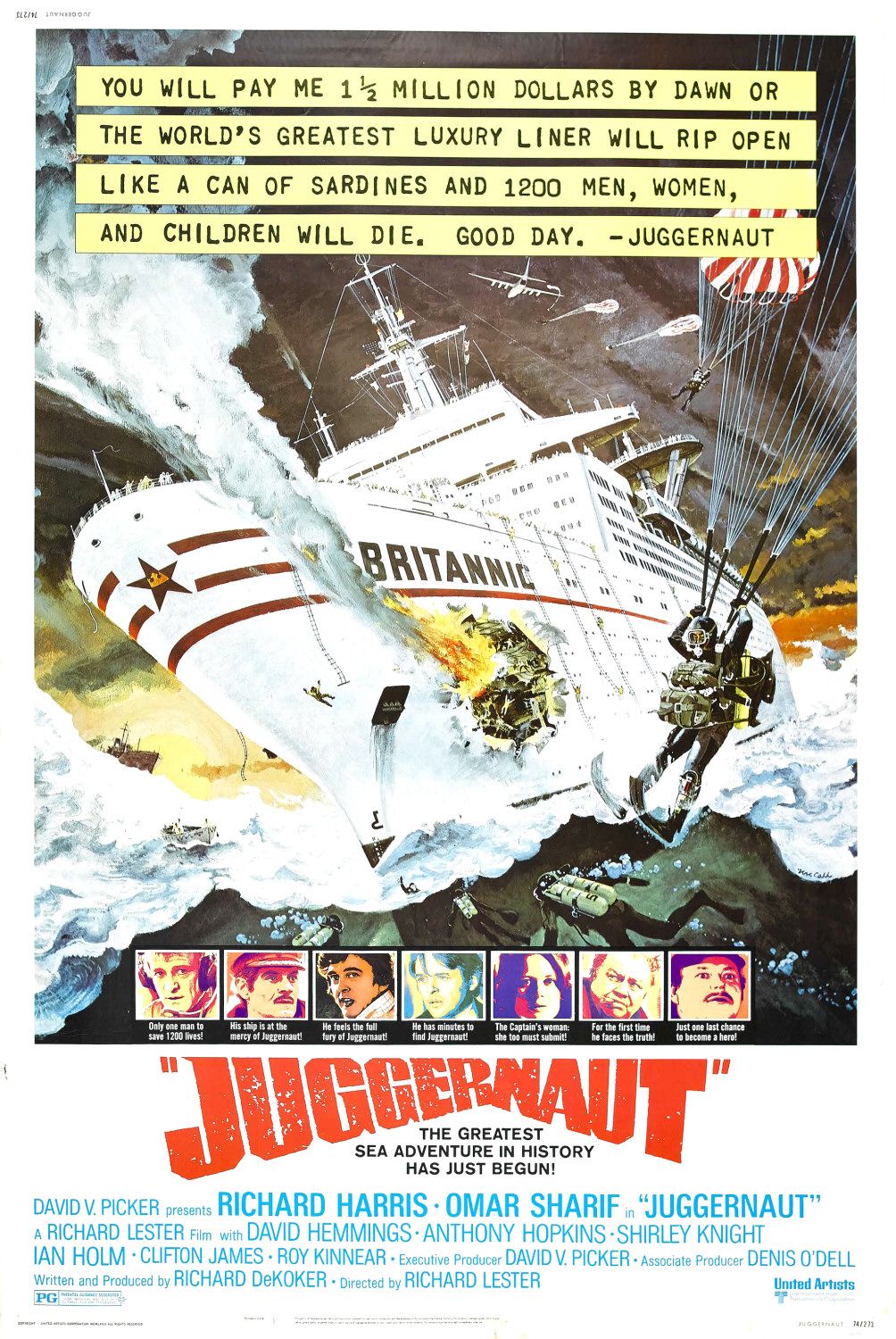 Extra Large Movie Poster Image for Juggernaut 