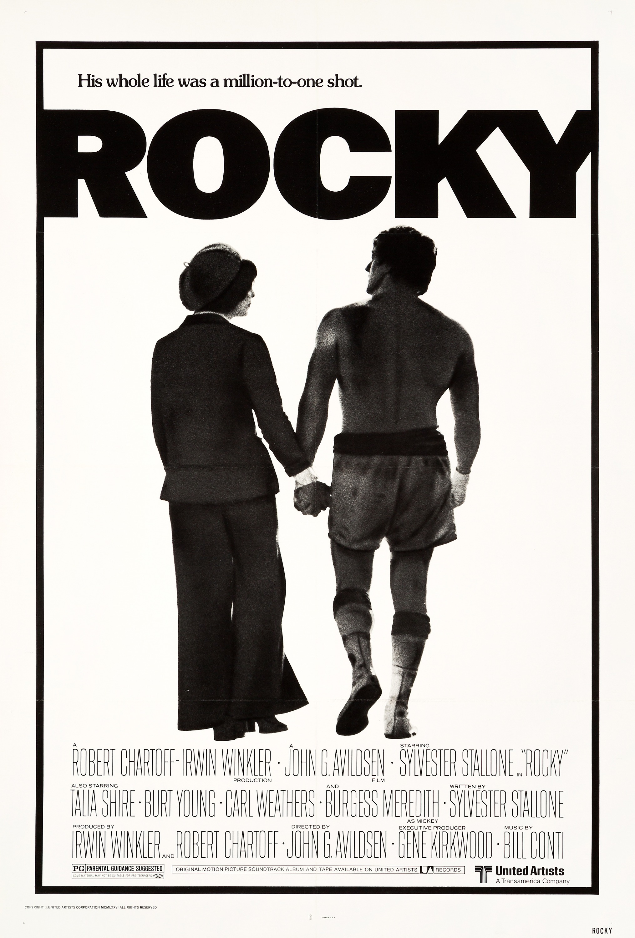 Mega Sized Movie Poster Image for Rocky (#1 of 5)