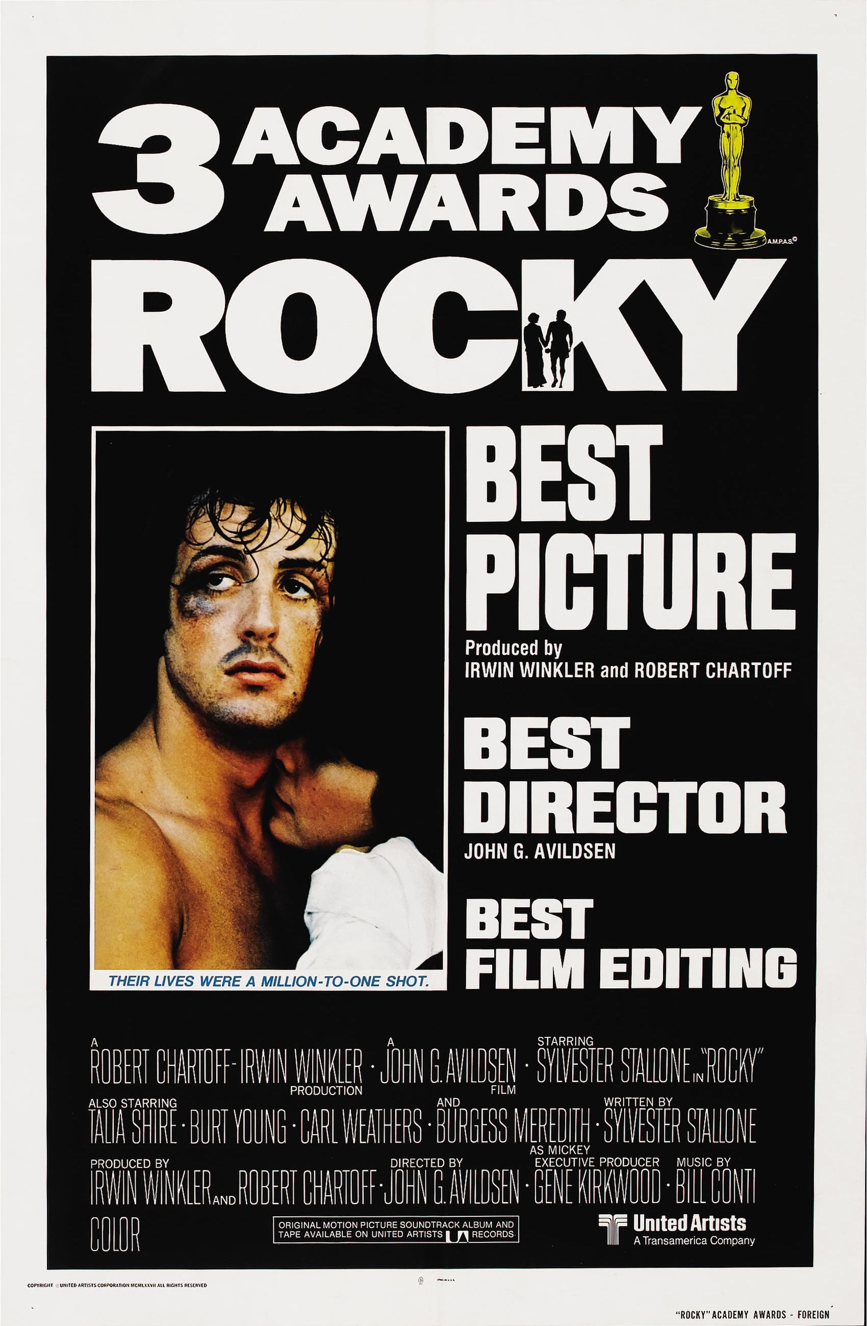 Mega Sized Movie Poster Image for Rocky (#3 of 5)