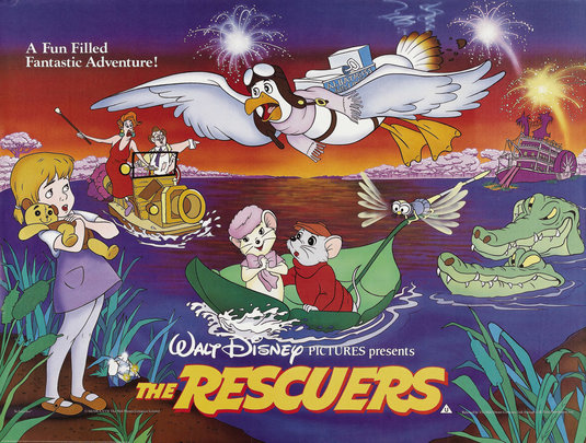 The Rescuers Movie Poster