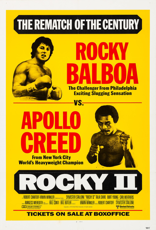 Rocky II Movie Poster