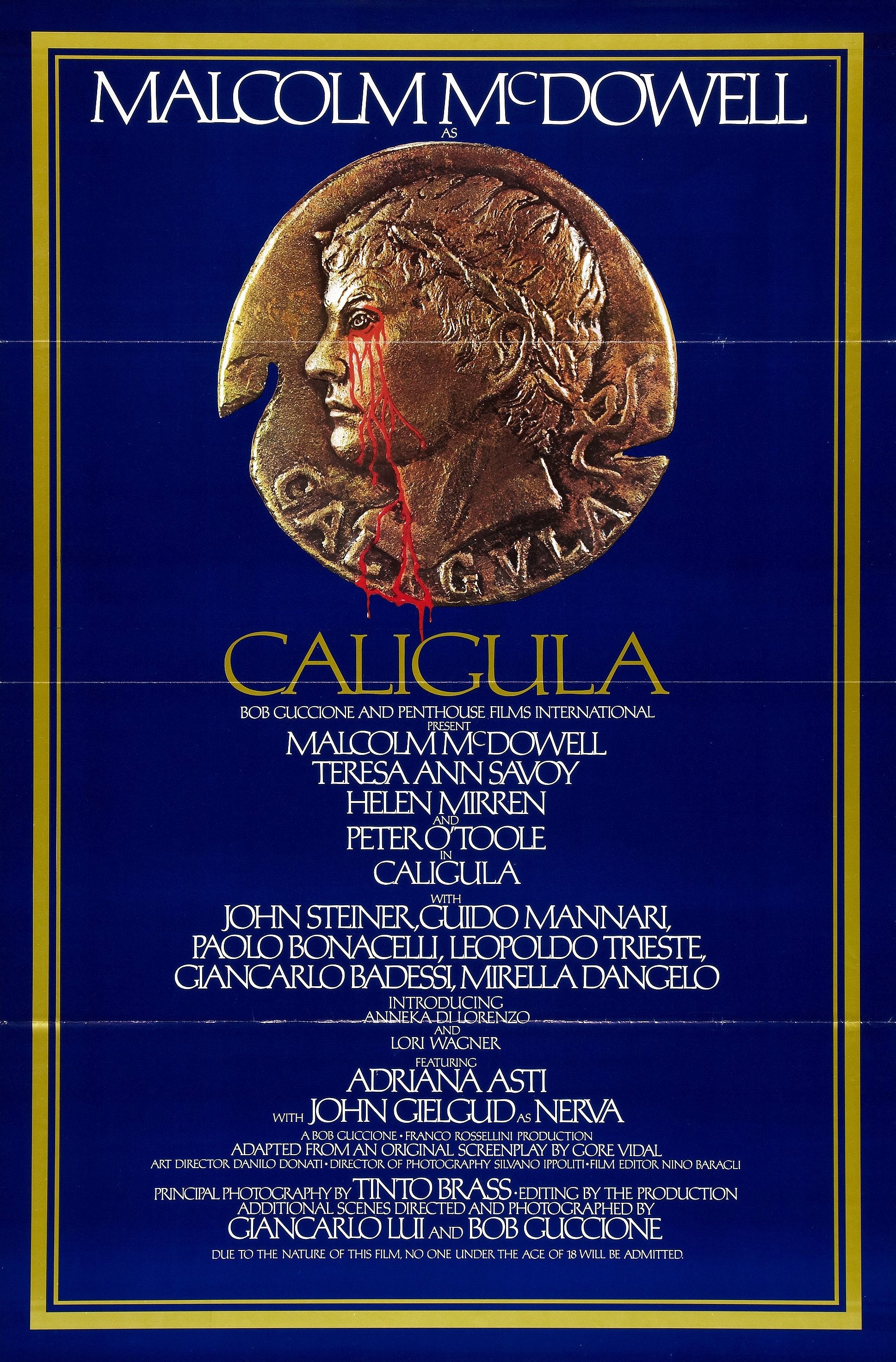 Mega Sized Movie Poster Image for Caligula (#1 of 4)