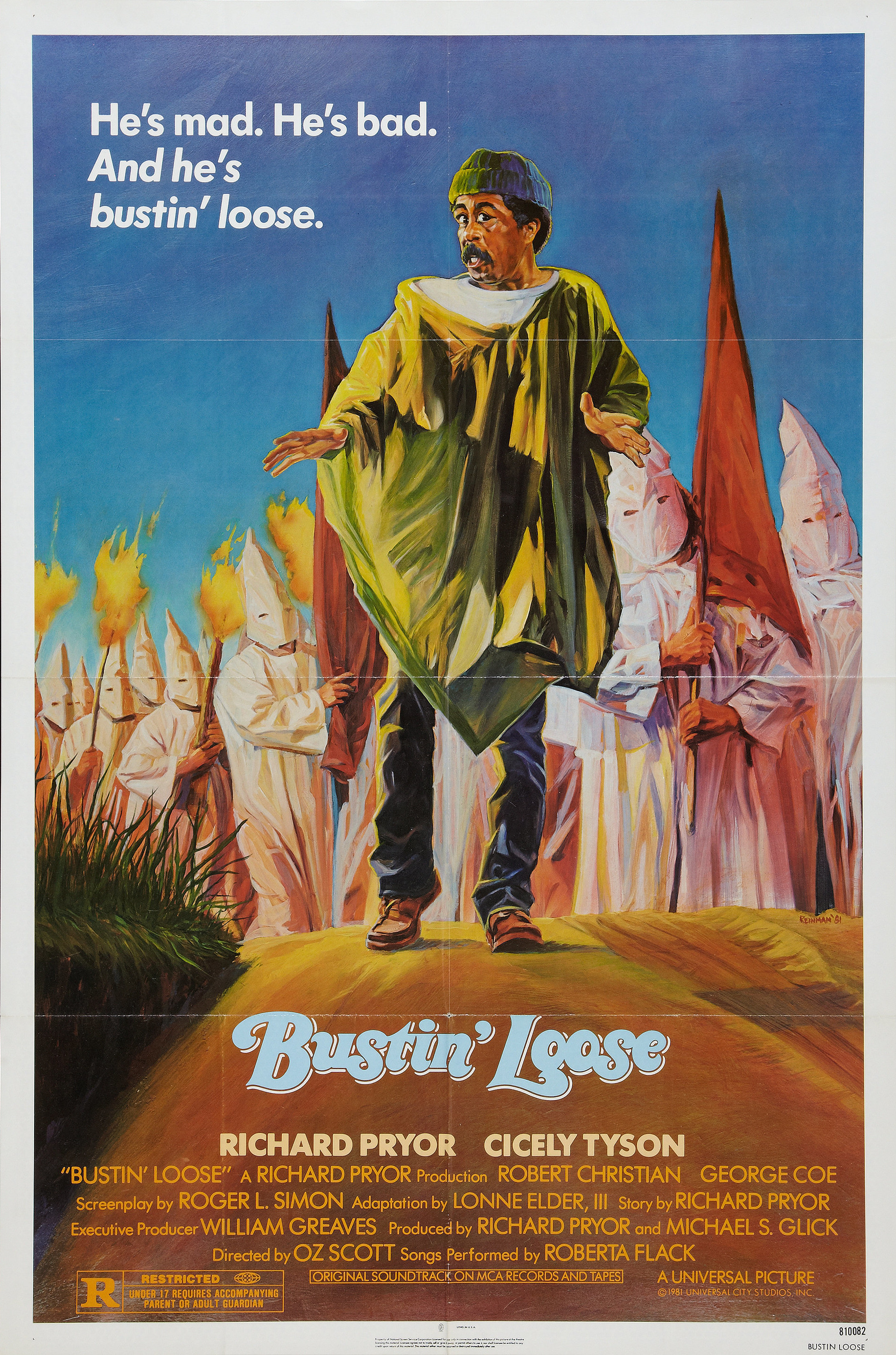 Mega Sized Movie Poster Image for Bustin' Loose 