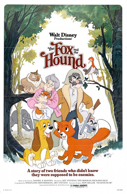 The Fox and the Hound Movie Poster