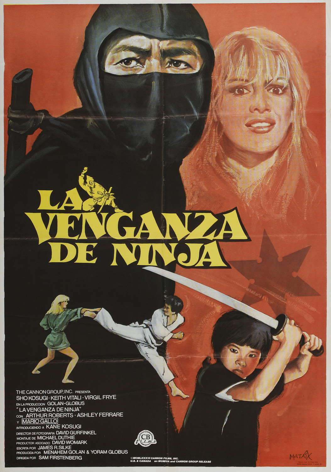 Extra Large Movie Poster Image for Revenge of the Ninja (#2 of 2)