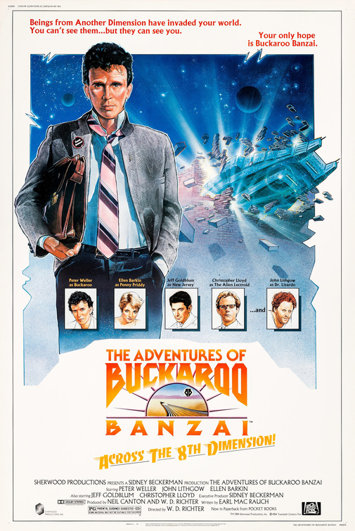 The Adventures of Buckaroo Banzai Across the 8th Dimension Movie Poster