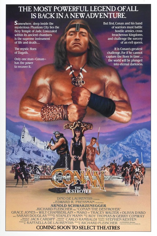 Conan the Destroyer Movie Poster