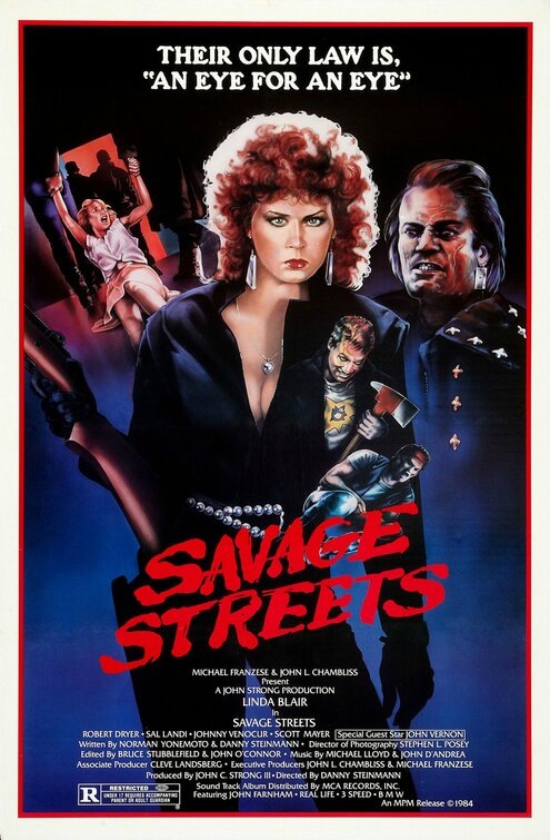 Savage Streets Movie Poster