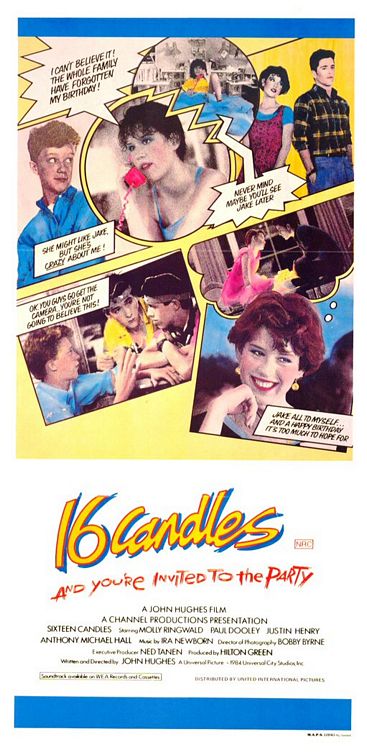 Sixteen Candles Movie Poster