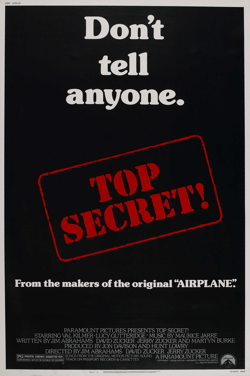 Top Secret! Movie Poster