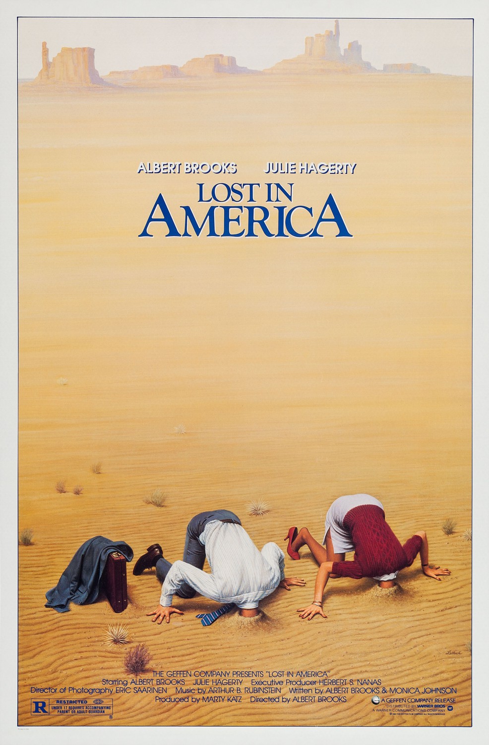 Extra Large Movie Poster Image for Lost in America 