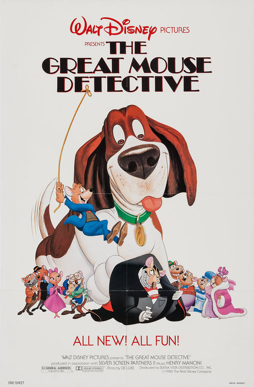 The Great Mouse Detective Movie Poster