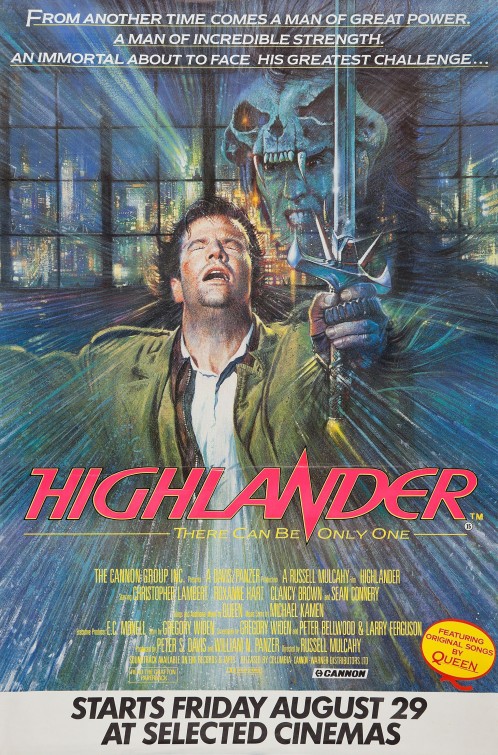 Highlander Movie Poster